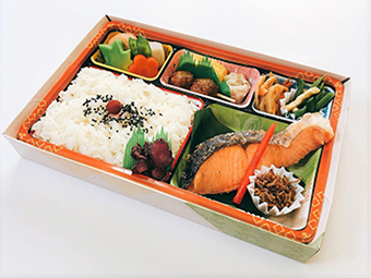 銀鮭弁当