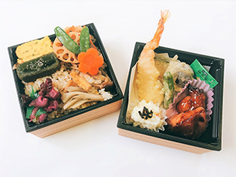 天ぷら盛り合わせと鶏もも肉の照り焼きの御膳